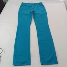 Guess Women’s 1981 Skinny Jeans Mid-Rise In Teal Blue Size 31 (30×33) image 13