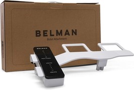 Belman Classic Bidet Toilet Attachment - Modern &amp; Slim - Fresh Clean, Black - £31.45 GBP