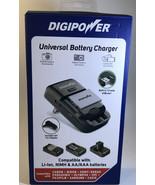 SHIP24HRS-DigiPower TC-U450 Black Universal Battery Charger 1.0 AMP USB ... - $39.48