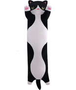 Cat Stuffed Animal Plush Pillow Cute Cat Body Pillow, Long Stuffed Cat P... - €12,47 EUR