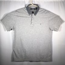 Axist Men’s Medium Gray Short Sleeve Polo Shirt Front Pocket - $12.86