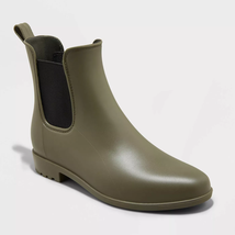 A New Day™ ~ Green ~ &quot;Chelsea&quot; ~ Women&#39;s Size 6 ~ Rain Boots - £20.68 GBP