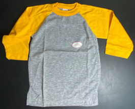 Baseball Shirt 3/4 Sleeve Youth size 8 New Yellow Donmoore 1970s - £11.59 GBP