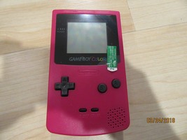 Refurbished Nintendo Gameboy Game Boy Color Berry (Red) W/ Audio Amplifier - £103.87 GBP