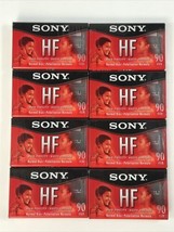Sony High Fidelity  Cassette Tapes 90 Minute 8-Pack Sealed NEW - £8.83 GBP