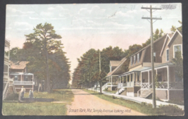 1910s Ocean Park ME Maine Temple Avenue Looking West Postcard - £7.49 GBP