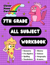 7Th Grade All Subject Workbook: Grade 7 All-In-One Workbook (Homeschool 7Th Grad - $22.48