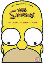 The Simpsons: The Complete Sixth Season DVD Matt Groening Cert 12 Pre-Owned Regi - £14.85 GBP