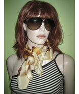 Vintage WOMEN&#39;S Ladies Floral ROSES Theme Silky Fashion SCARF Wrap  - $458.41 MXN