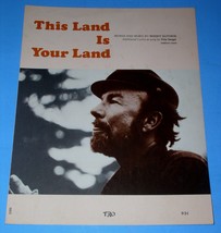 Pete Seeger Sheet Music This Land Is Your Land Vintage 1970 Ludlow Music Inc. - £27.64 GBP
