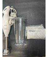 Oster Hand Blender Measuring Blending Cup Inspire Collection White Manua... - $610.54 MXN