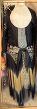 BLACK &amp; GOLD GODDESS GHAWAZEE REN ATS TRIBAL GYPSY BOHEMIAN GHAWAZEE SIL... - $168.29