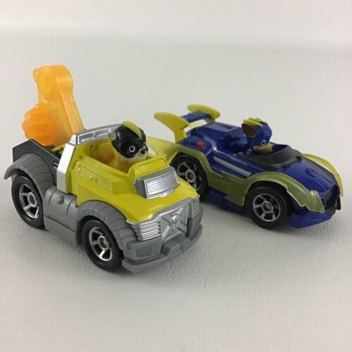 Primary image for Paw Patrol Mighty Super Paws True Metal Cars Chase Rubble Vehicles Spin Master