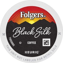 Folgers Black Silk Dark Roast Coffee, 72 K Cups for Keurig Coffee Makers - £40.21 GBP