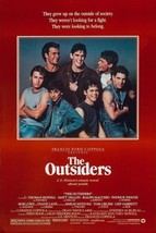 1983 The Outsiders Movie Poster Print Patrick Swayze Tom Cruise Ralph Macchio  - £7.02 GBP