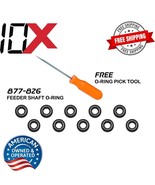 10 Pcs 877-826 Aftermarket Feeder Shaft O-Ring For Hitachi NV45AB & Free Pick - $10.89