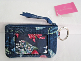 Vera Bradley, NEW Zip ID Case, Wallet, Coin Card Purse, Rose Toile Pattern - £15.04 GBP