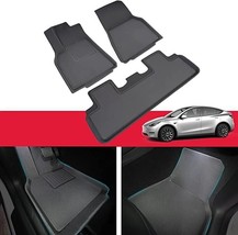 TAPTES All-Weather Floor Mats for Tesla Model Y 2021 2022 Accessories Custom Fit - £121.34 GBP