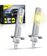 LED Fog Light Bulbs 3000K Yellow 12V 12000LM Super Bright 16-SMD H1 3000K - $37.99