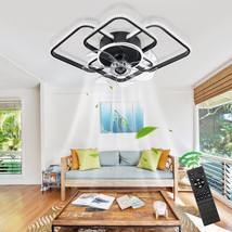 22&quot; Led Ceiling Fan With Light Remote Control Nordic Modern Bedroom Ceiling Lamp - £129.74 GBP