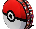 Pokeball Round 17&quot; Backpack School Bag Cosplay - £31.44 GBP