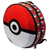 Pokeball Round 17&quot; Backpack School Bag Cosplay - £31.45 GBP