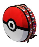 Pokeball Round 17&quot; Backpack School Bag Cosplay - £31.92 GBP