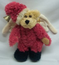 Vintage Boyds Archive Teddy Bear Angel W/ Bell 6&quot; Plush Stuffed Animal Ornament - $16.34