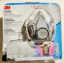 3M Performance Respirator P-100 Size Medium 6297P1 Mask Mold Lead Removal - £12.68 GBP