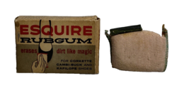 Vintage Esquire Rubgum Cleaner - Erases Dirt on Shoes Pre-Owned - £9.47 GBP