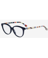 FENDI FF 0189 TTY Blue Multicolor Eyeglasses 53mm - $160.55