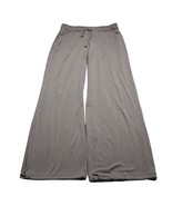Adidas Pants Womens Gray Clima 365 Wide Leg Knit Logo Drawstring Sweatpants - £20.23 GBP