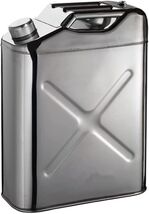 Stainless Steel Jerry Can 5 Gallon Water Can 20 L Portable - SHIP FROM US - €59,13 EUR