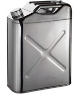 Stainless Steel Jerry Can 5 Gallon Water Can 20 L Portable - SHIP FROM US - €59,13 EUR