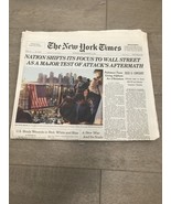 2001 September 17 THE NEW YORK TIMES 9/11: Nation Shifts its focus to Wa... - $34.30 CAD