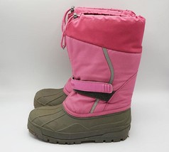 L.L. Bean Pink Insulated Snow Boots Size 5 Big Kids Youth - £15.50 GBP