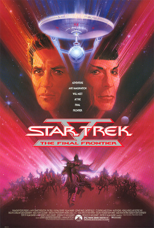 Primary image for 1989 STAR TREK V: FINAL FRONTIER Movie POSTER 27x40 Original Vintage 1-Sided