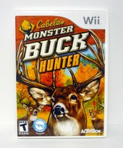 Cabela&#39;s Monster Buck Hunter Authentic Nintendo Wii Game 2010 - £2.94 GBP