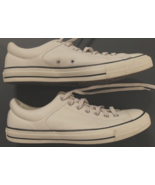 CONVERSE All Star Egret Cream White Leather Ox Trainers 157571C Low Top ... - £50.52 GBP