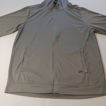 Pro Player Lightweight Men's Gray Full Zip Hoodie Wicking Jacket Size XL image 10