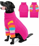 OUOBOB Dog Sweater, Large Dog Sweaters for Dogs Girls Boys, Turtleneck P... - $926.00 MXN