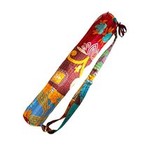 Terrapin Trading Fair Trade Kantha Yoga Bag | Real Hand Stitched Patchwork - £20.47 GBP