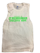 RA Ft. Myers Beach Tank Top T-Shirt S White Single  USA Tee - £8.88 GBP