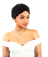 A Belle Kiss N Go Women&#39;s Black Easy to Wear BEBE II Wig F1B/30 - $38.42 CAD
