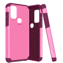 Rugged Heavy Duty Shockproof Case LIGHT PINK For Motorola G Pure/G Power 2022 - £6.82 GBP