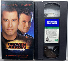 1996 Broken Arrow John Travolta Christian Slater Samantha Mathis VHS Tap... - £2.98 GBP