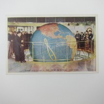 Postcard New York City Daily News Building Lobby Globe New York Vintage UNPOSTED - £6.27 GBP