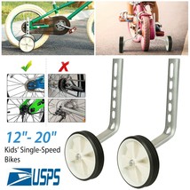 A Pair of Bicycle training Wheels for 12-20 inch Bicycle Training Stabilizer - £31.59 GBP