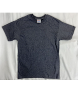 Vintage Hanes Heavyweight 50/50 Blank T Shirt NOS Dark Gray Size Small - £17.07 GBP