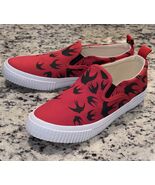 McQ Alexander McQueen Swallow Vulc Slip-On Sneakers Red EU 40 US 10 New ... - $2,179.39 MXN